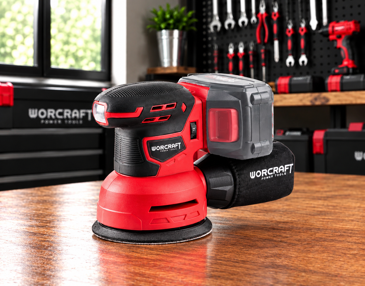 Ponceuse excentrique sans fil WORCRAFT CRS-S20Li 20 V