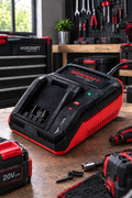 PowerCharge 20V — Chargeur Rapide Universel pour Batterie