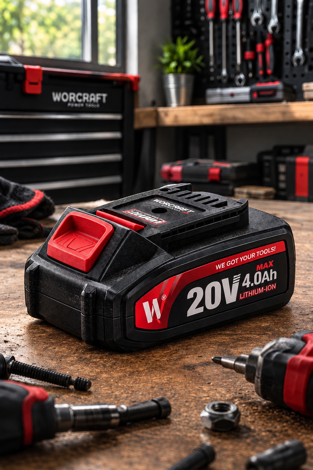 PowerMax 20V 4Ah — Batterie Lithium-Ion pour Outils Sans Fil