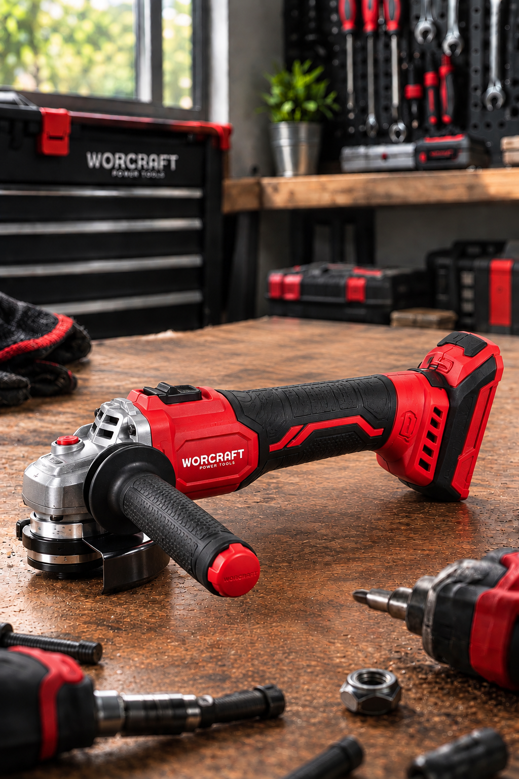 Meuleuse d’Angle Sans Fil WORCRAFT 20V