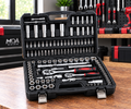 Coffret à outils 108 pièces – Douilles, cliquets et embouts