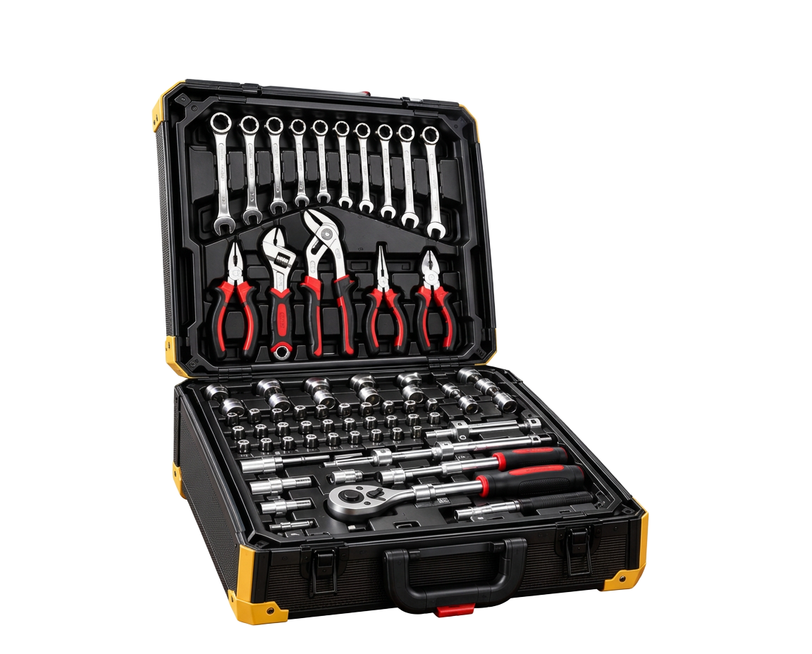 Mallette à outils 293 pièces – Coffret complet de bricolage et mécanique
