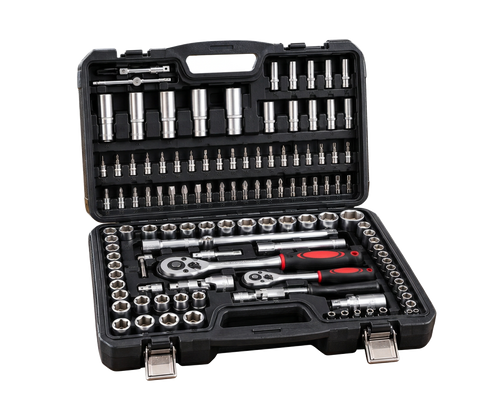 Coffret à outils 108 pièces – Douilles, cliquets et embouts