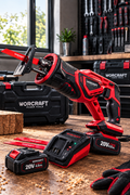 Scie Sabre Sans Fil WORCRAFT 20V- Pack Complet