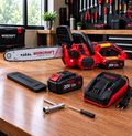 Tronçonneuse sans fil WORCRAFT 20V - Pack Complet