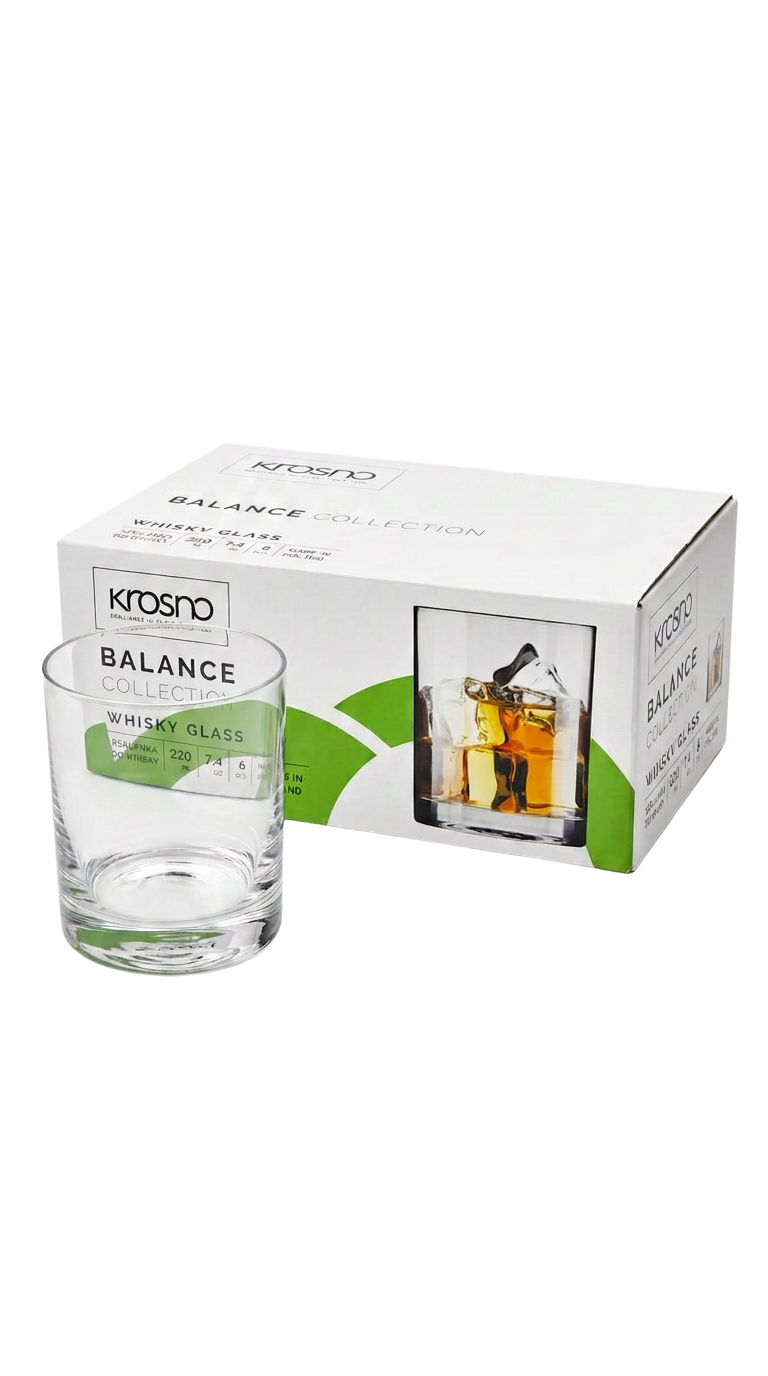 Lot de 6 Verres Krosno Blended – 9 × 10 cm
