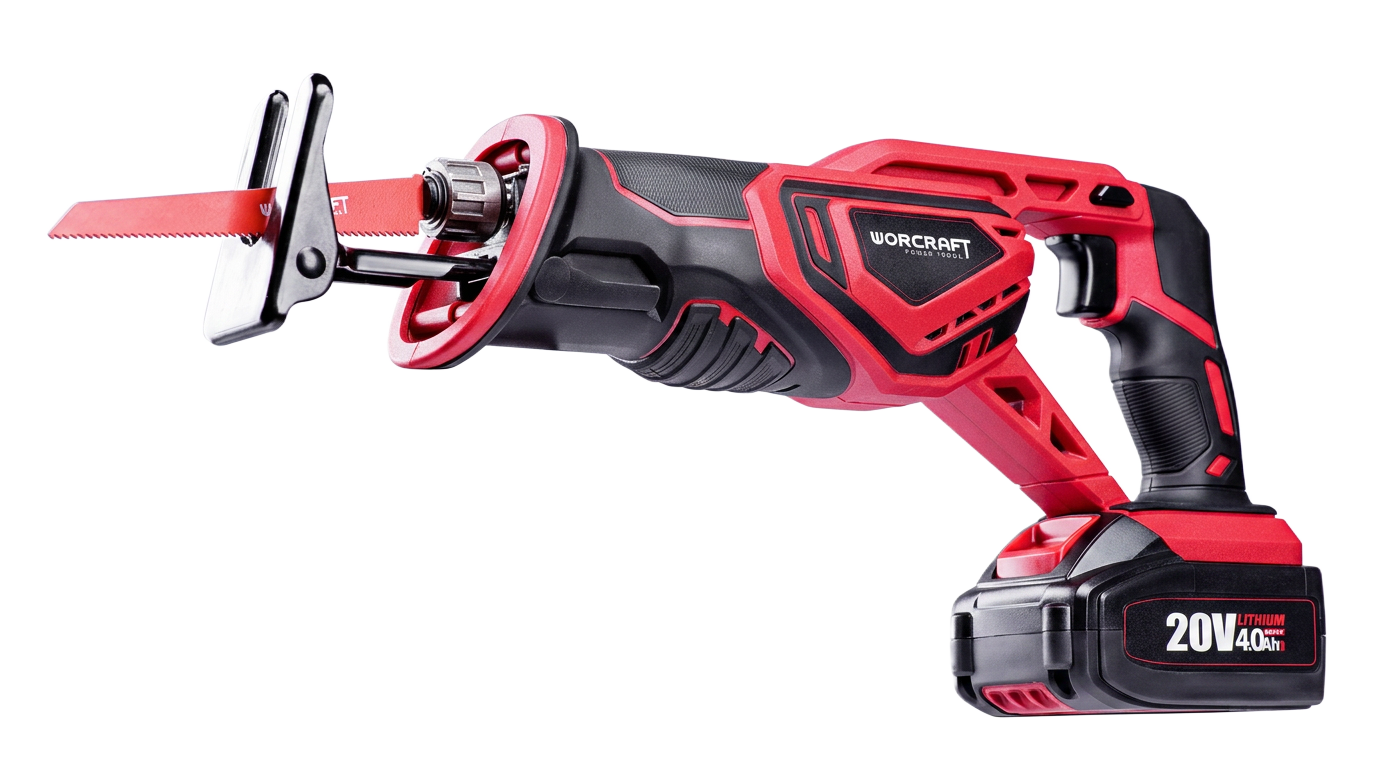 Scie Sabre Sans Fil WORCRAFT 20V Brushless – Batterie 4.0Ah