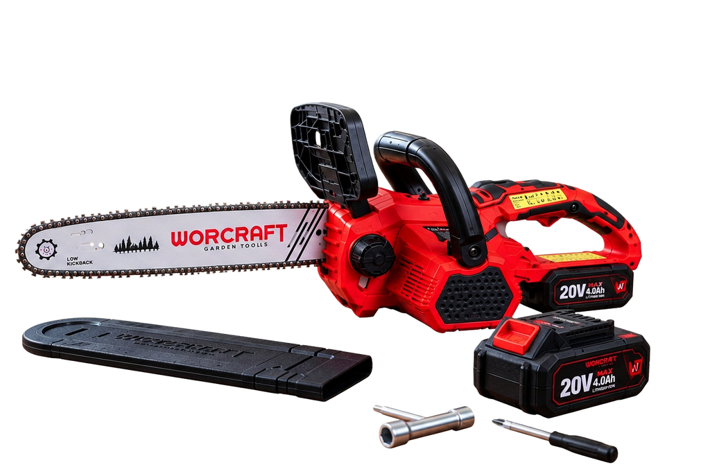 Tronçonneuse sans fil WORCRAFT 20V – Brushless 6