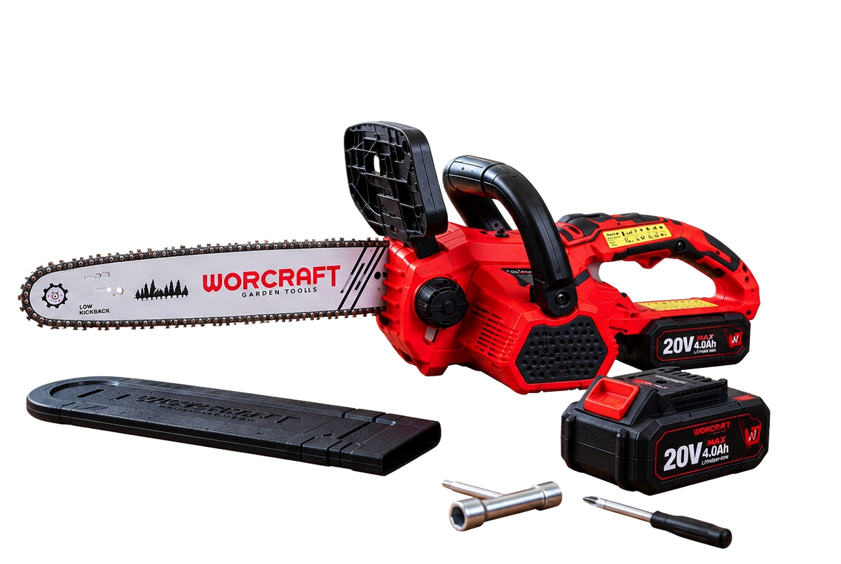 Tronçonneuse sans fil WORCRAFT 20V – Brushless 6