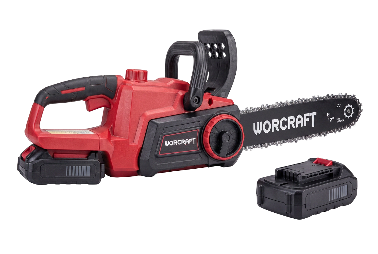 Tronçonneuse WORCRAFT 20V Brushless – Guide 12